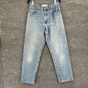 Vtg LL Bean Jeans Womens 10 Double L Relaxed Fit Faded High Rise Tapered Cotton